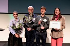 CirkEl vinder Plastprisen 2025 for at have udviklet en metode til at genanvende plast fra udtjente stikkontakter. Foto: Pelle Rink