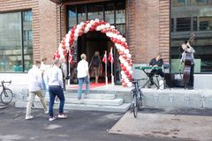 Ballonbue og musik fra morgenstunden