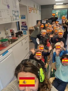 Her inden turbulens og faldende flyhøjde