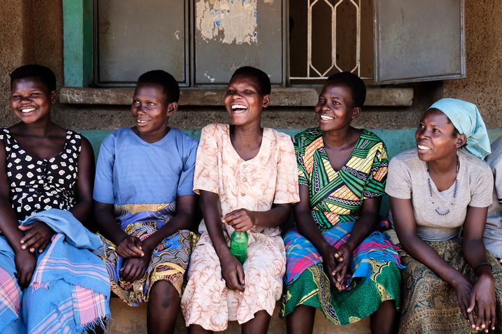 Kvinder fra Karamoja-regionen i Uganda