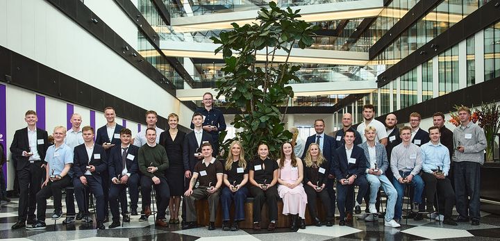 Alle modtagerne af ML-prisen 2026. Foto: Lasse Skov