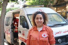 Waad er frivillig ambulanceredder i Libanesisk Røde Kors