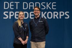 Karen Risør Bjerre og Kasper Viktor Frandsen overtager posten som forpersoner for Det Danske Spejderkorps. Det gør de efter bred opbakning på årets generalforsamling.