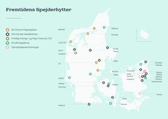 32 eksemplarer af Fremtidens Spejderhytter bliver opført rundt om i hele landet som følge af en bevilling fra Den A.P. Møllerske Støttefond.