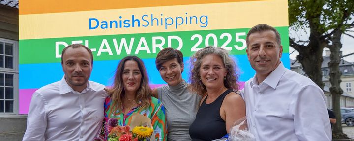 På billedet ses sidste års vindere fra DFDS.