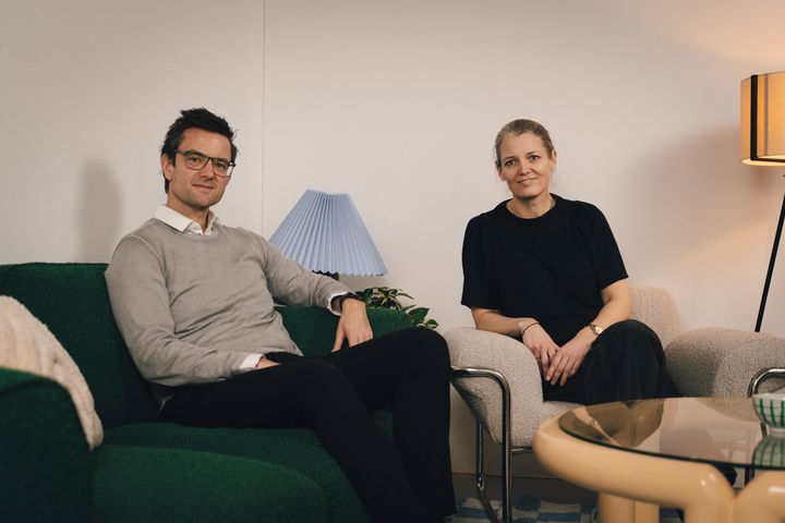 Andrew Robb med Too Good To Go's CEO, Mette Lykke
