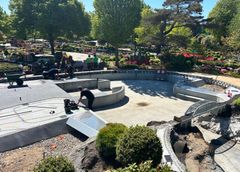 Arbejdet er i gang i LEGOLANDS Miniland for at få den nye Femern-udstilling klar til indvielsen den 23. juni.