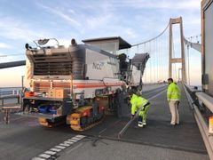 Vedligehold af ekspansionsfuger på Storebæltsbroen