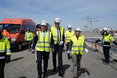 Ministre besøger Femern Bælt-projektet.