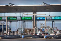 Betalingsanlægget Storebæltsbroen.