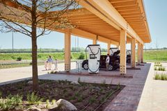 Norlys' ladepark, Drejebænken