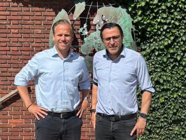 Herlevs borgmester Marco Damgaard og Gladsaxes borgmester Serdal Benli.