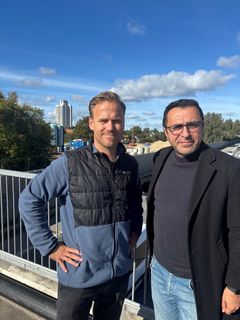 Borgmester Marco Damgaard, Herlev Kommune og borgmester Serdal Benli, Gladsaxe Kommune.