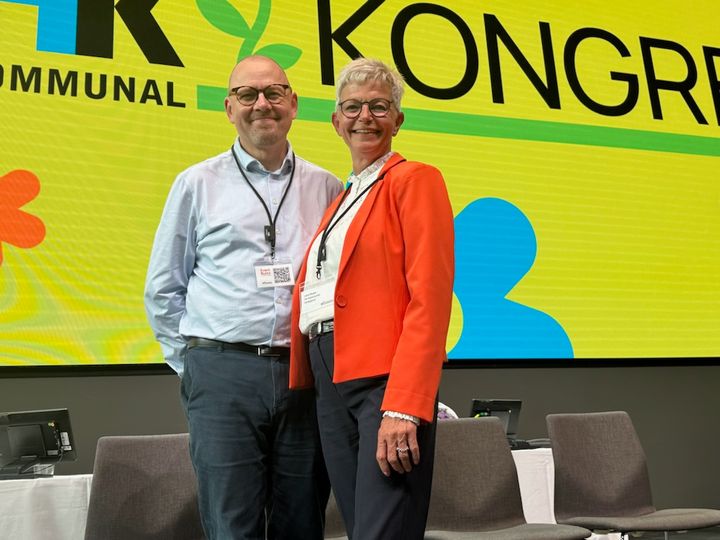 Lene Roed (60) og Kasper Ejlertsen (49) er nyt makkerpar i spidsen for HK Kommunal
