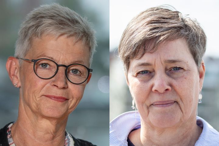 Lene Roed til venstre. Nathali Degn til højre