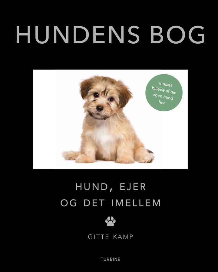 Bogforside med plads til et foto af din egen hund.