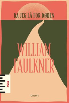 Forsiden af bogen "Da jeg lå for døden" med abstrakt design i grønne og røde nuancer.