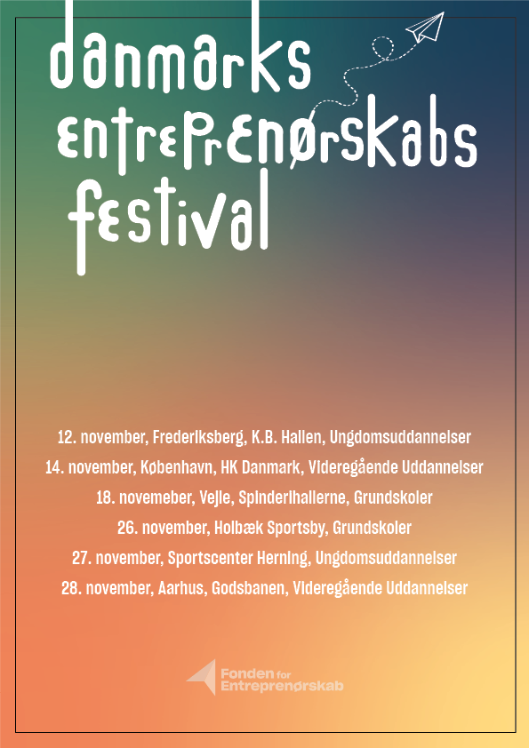 Iværksætterprisen uddeles under Danmarks Entreprenørskabsfestival den 12. november