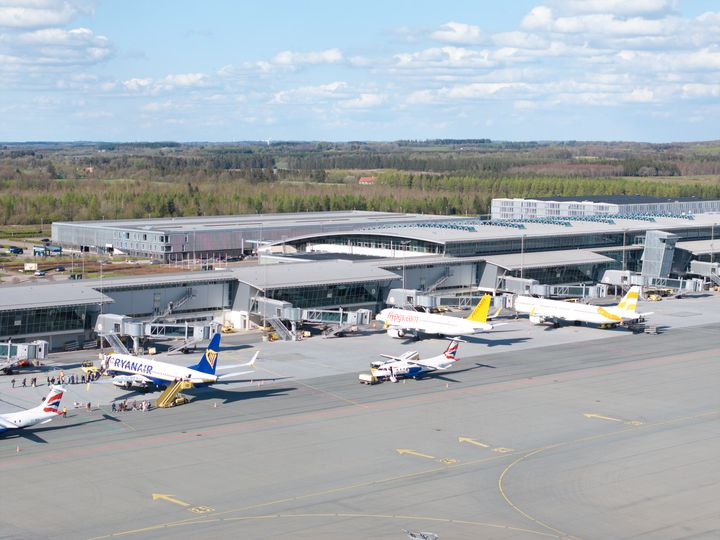 Billund Lufthavn havde i 2024 3,9 mio passagerer.