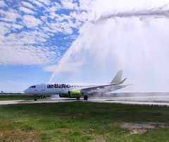 I maj åbnede airBaltic en rute til Tallinn.