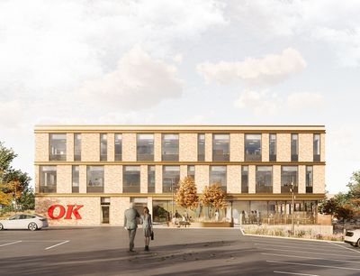 Atriumhuset. Illustration: GPP Arkitekter