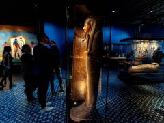 Sarkofag i særudstilling om oldtidens Egypten på Moesgaard