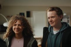 Hilde Marie Nsubuga Jensen og Bertram Lilliendal Krassel, der spiller søskendeparret Frida og Bjørn i ”Aros Skattens Hemmelighed"