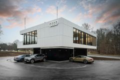 Audi lynladestation i Tyskland