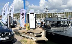 The first charging point was launched on 30th of August at Fiskebäck harbour in Gothenburg