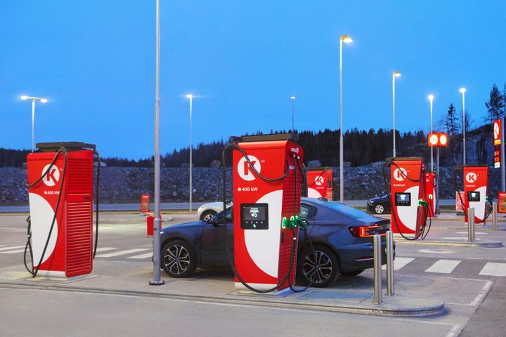 Foto: Circle K-ladestation