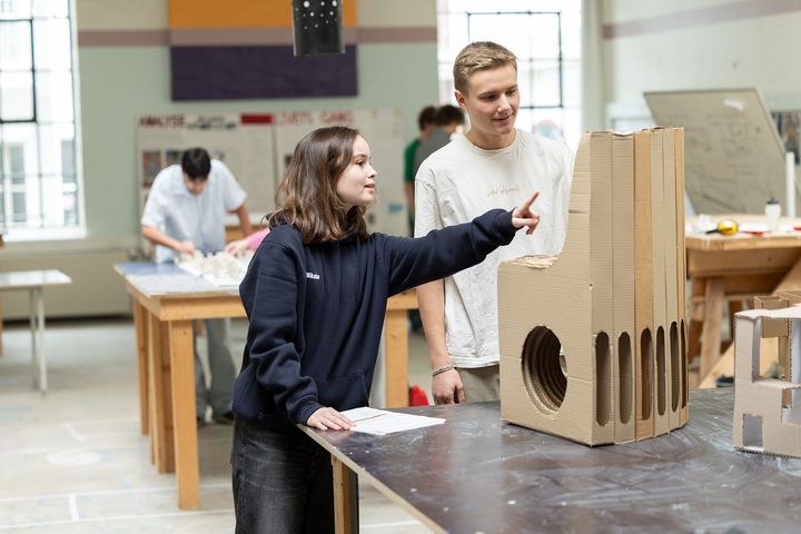 Htx-elever på Sukkertoppen Gymnasium