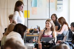 Htx-elever på Sukkertoppen Gymnasium