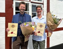 Årets legatmodtagere er direktør for Næstved Erhverv, Rasmus Holst-Sørensen og citychef i Næstved, Nicolaj Lund Jensen