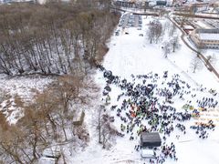 Mere end 3.000 børn og unge gik rundt på to ruter i Herlufsholmskoven. Foto: Næstved Kommune