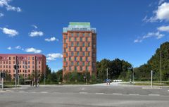 Illustration af hotellet. Illustration: Udviklingsselskabet Rådmandshaven