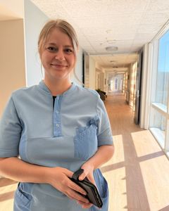 Diana Andersen er blandt de første 12 social- og sundhedsassistenter på hele Sjælland, som har gennemført uddannelsen med særligt fokus på ny teknologi i sundhedsvæsenet.