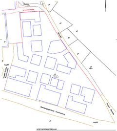 Grafik: Arealet er ca. 38.000 m² stort i Stenlængegårdområdet - tæt på den nye svømmehal.
