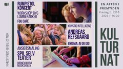 Program for aftenen med dekorative billeder