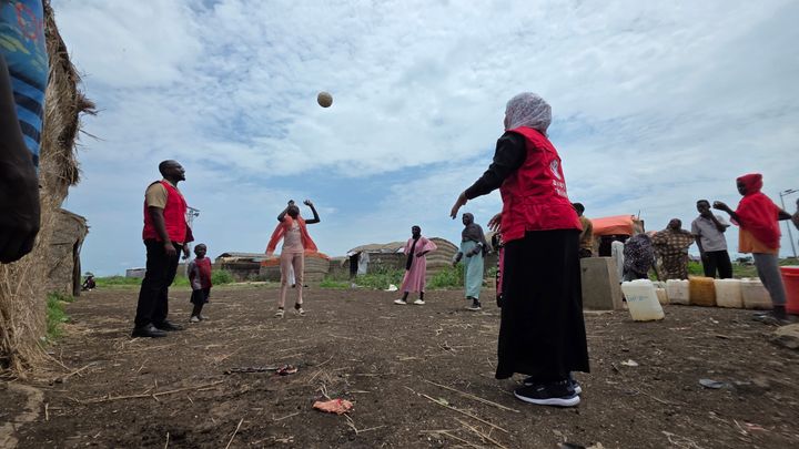 Arkivfoto fra Red Barnets arbejde i Gedaref i det østlige Sudan i oktober 2025.