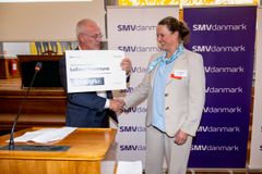 Niels Techen (formand for SMVdanmark) og Marie-Louise Brehm Nielsen (borgmester, Lolland Kommune).
