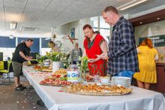 Svend Erik Jespersens jubilæum blev fejret hos Skou Gruppen den 3. maj med en frokost for 40 indbudte gæster.