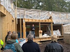 ”Jeg vil gerne sige tak til Skou Gruppen for det gode og solide samarbejde,” sagde Dawid B. Rosenstadt bl.a.