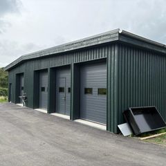 De færdige garager på Svanemøllen Kaserne.