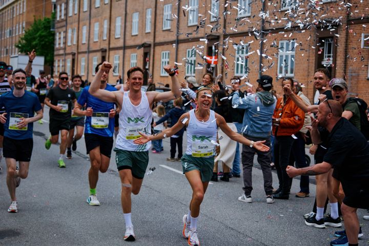 Mad & Kaffe Running Club er en af de mange private aktører, der arrangerer fælles løb i København. Foto: Mad & Kaffe