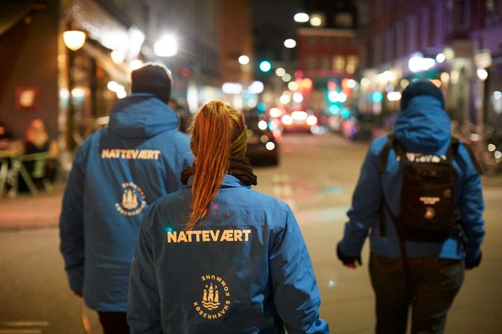 Københavns Kommunes Natteværter er på gaden i nattetimerne torsdag til lørdag året rundt