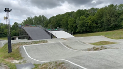 Den nyerenoverede BMX-bane