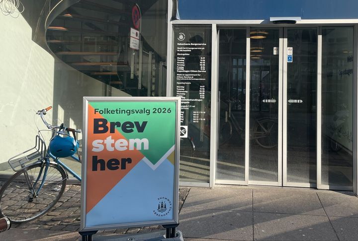 Du kan brevstemme 13 steder i København.