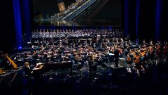 James Horners episke filmmusik til Titanic fremføres af Stockholm Concert Orchestra med 76 musikere, 40 sangere og en solist. Foto: PR