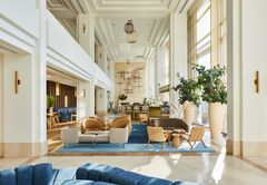 Den renoverede lobby på Copenhagen Marriott