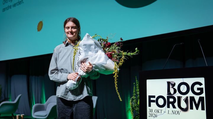 Feline Kamber vinder Bogforums Debutantpris 2026. Foto: Cato Kristensen